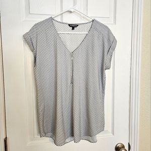 V-neck blouse